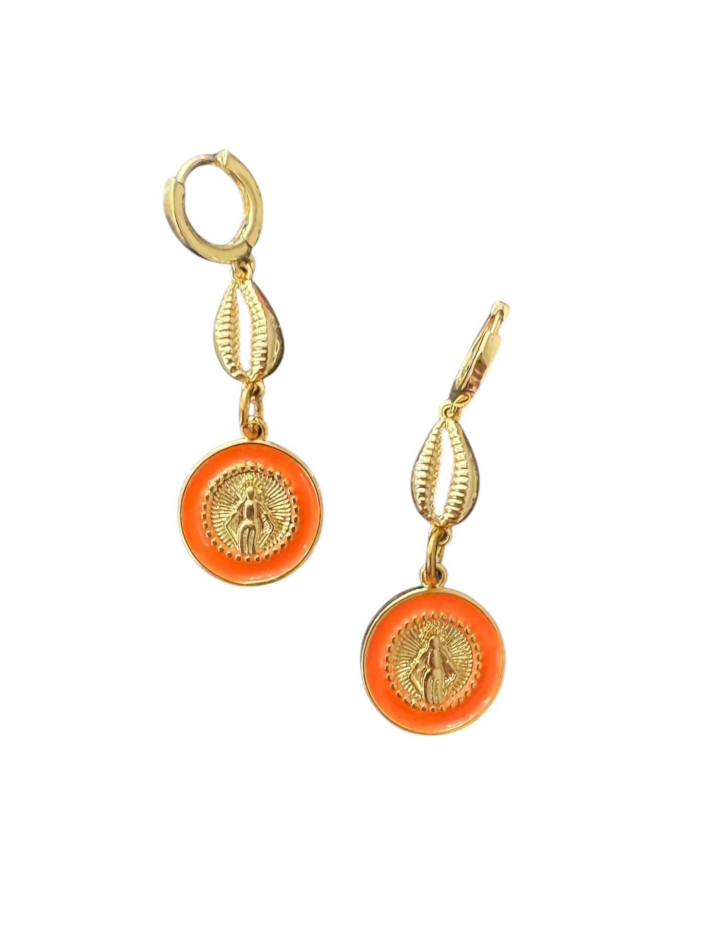 Astell Earrings (Orange)