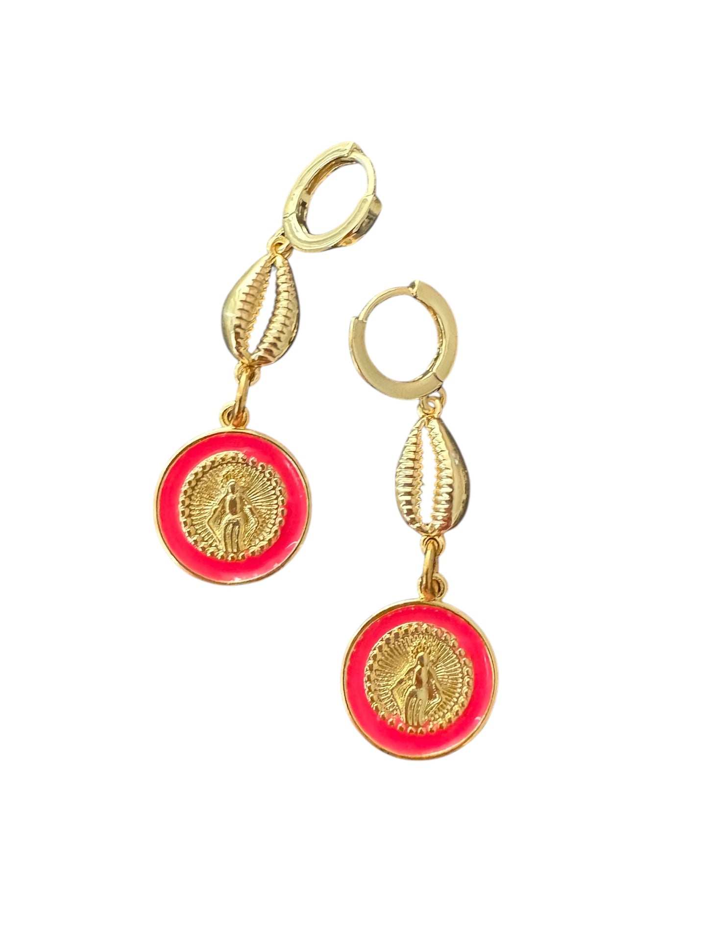 Astell Earrings (Rose Pink)