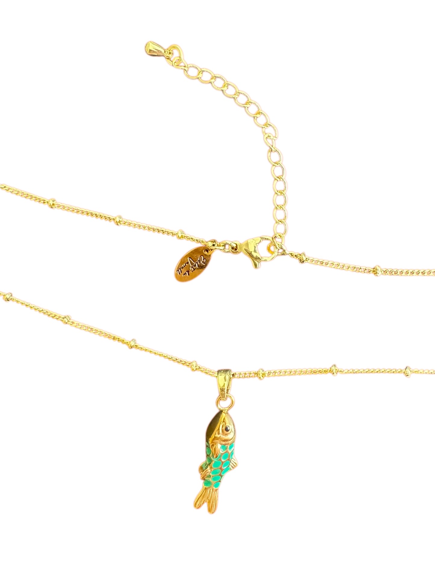 Fish Necklace (Green)