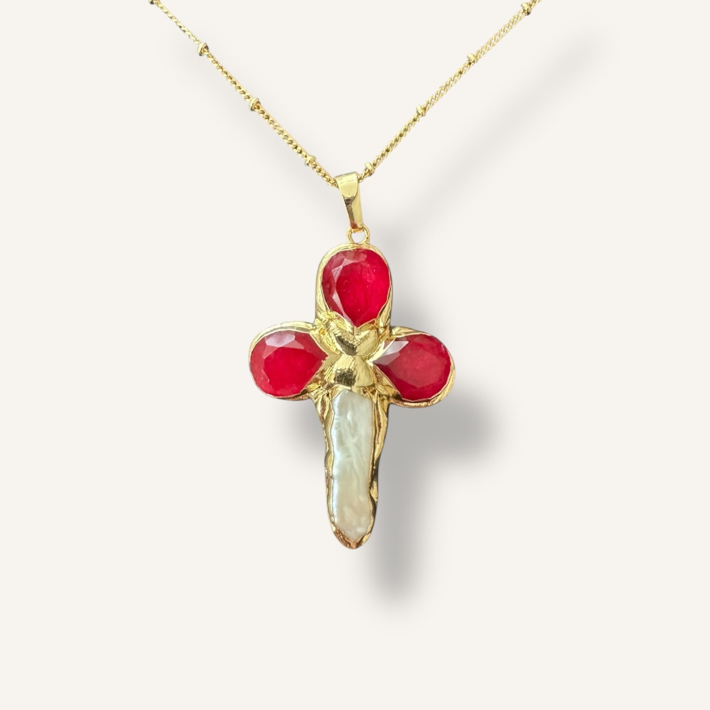 Mazzini Necklace - Red