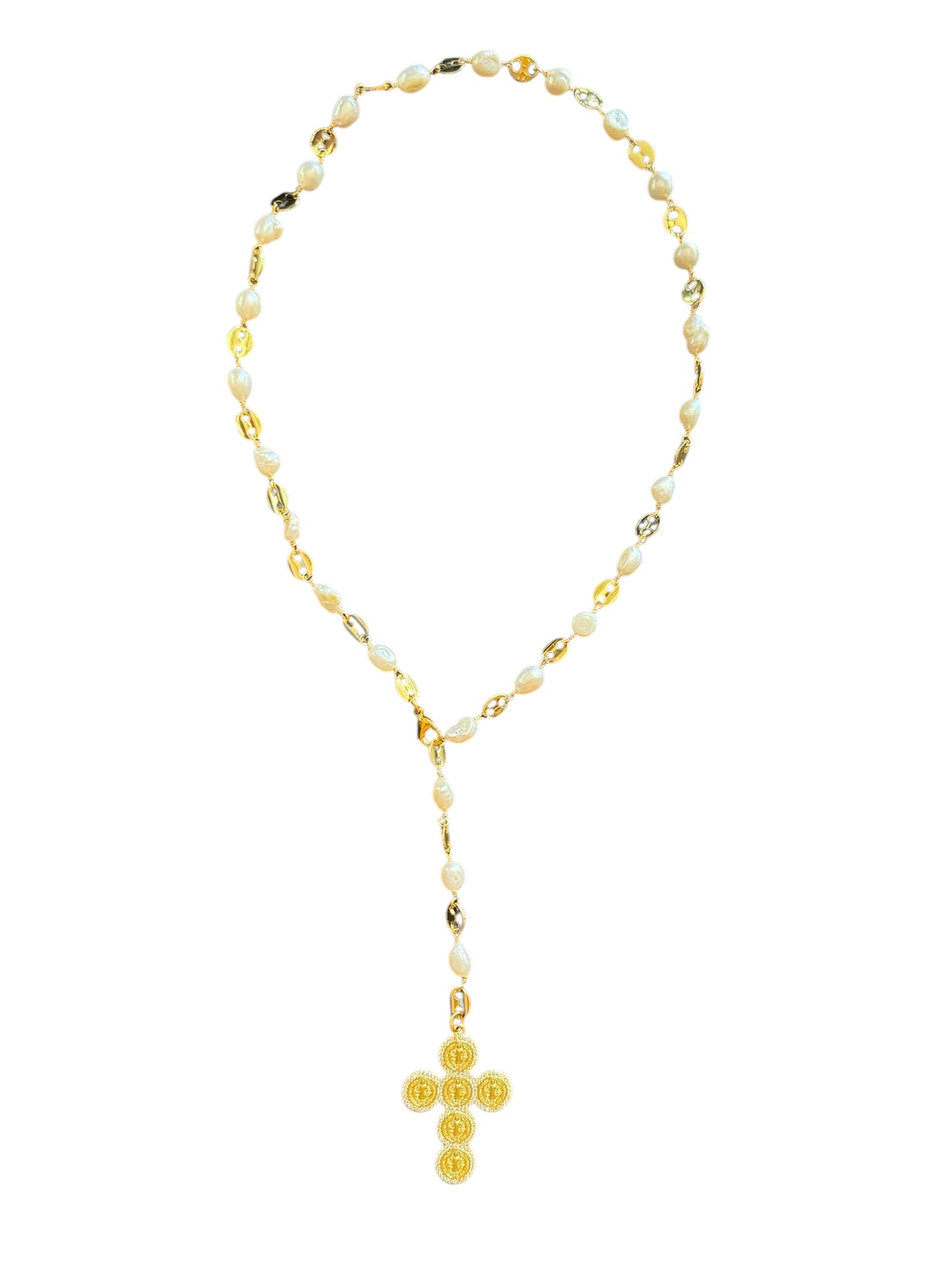 Bentham Pearl Y Necklace