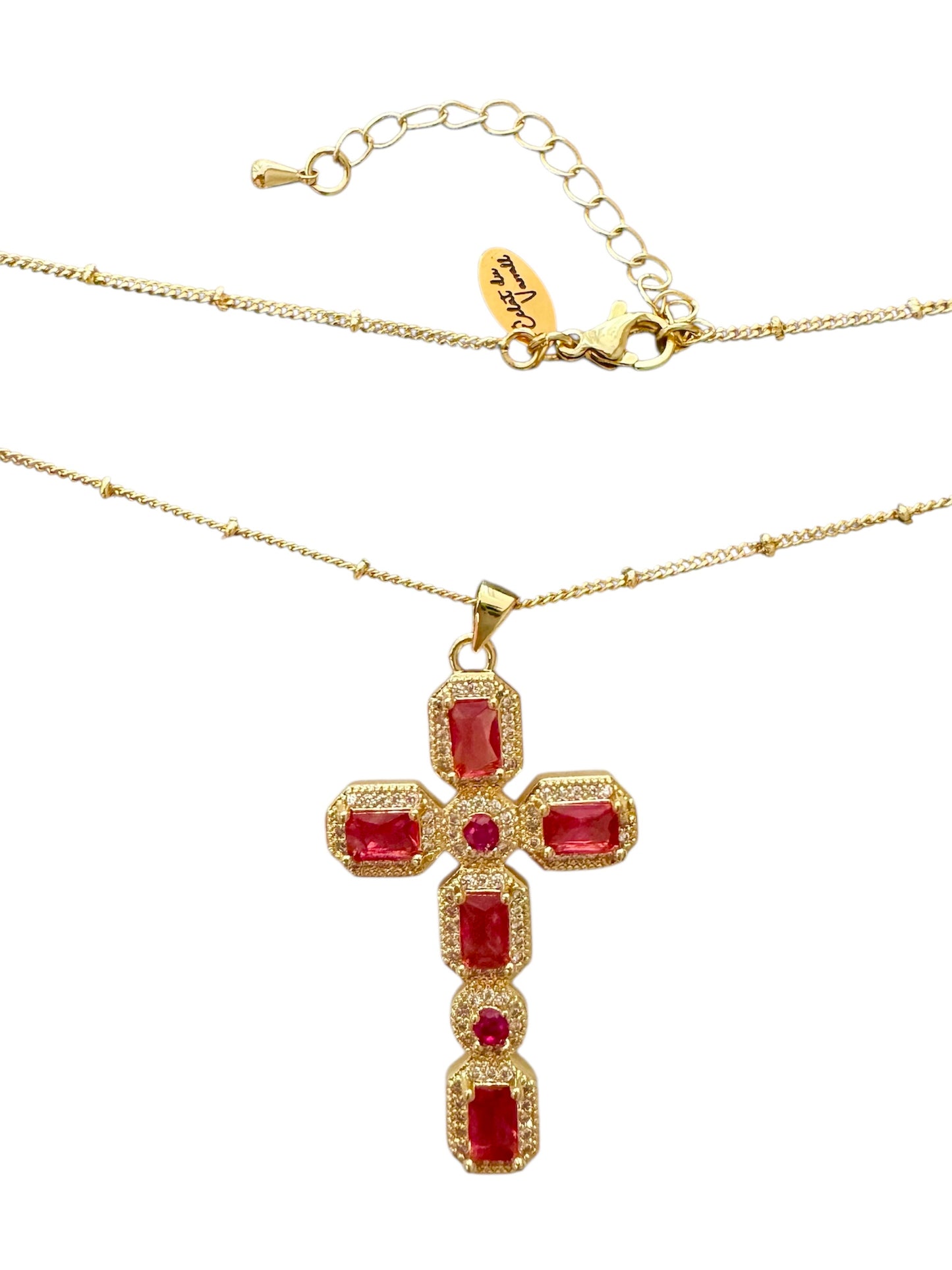 Red Cross Necklace