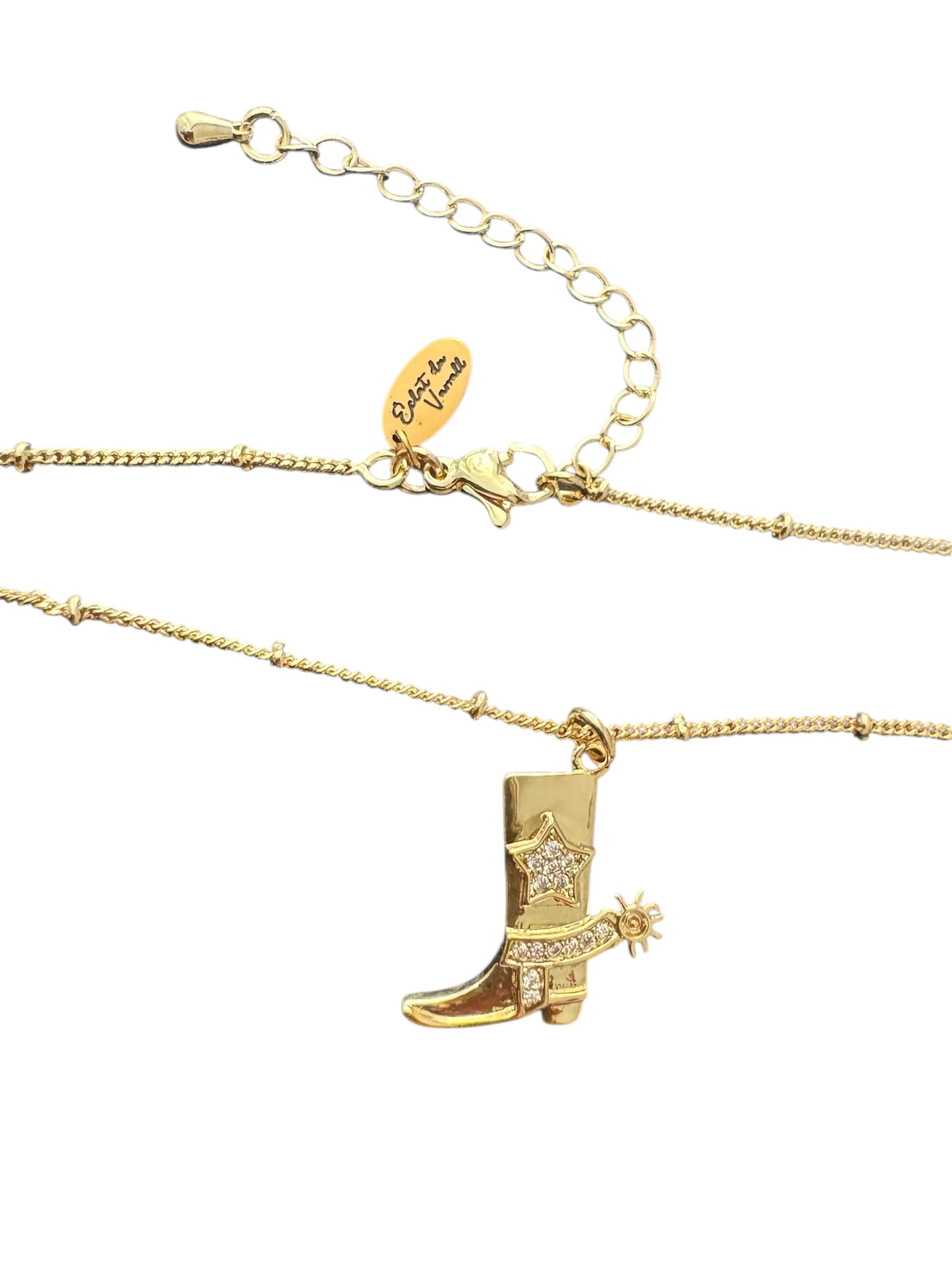 Cowboy boot Necklace
