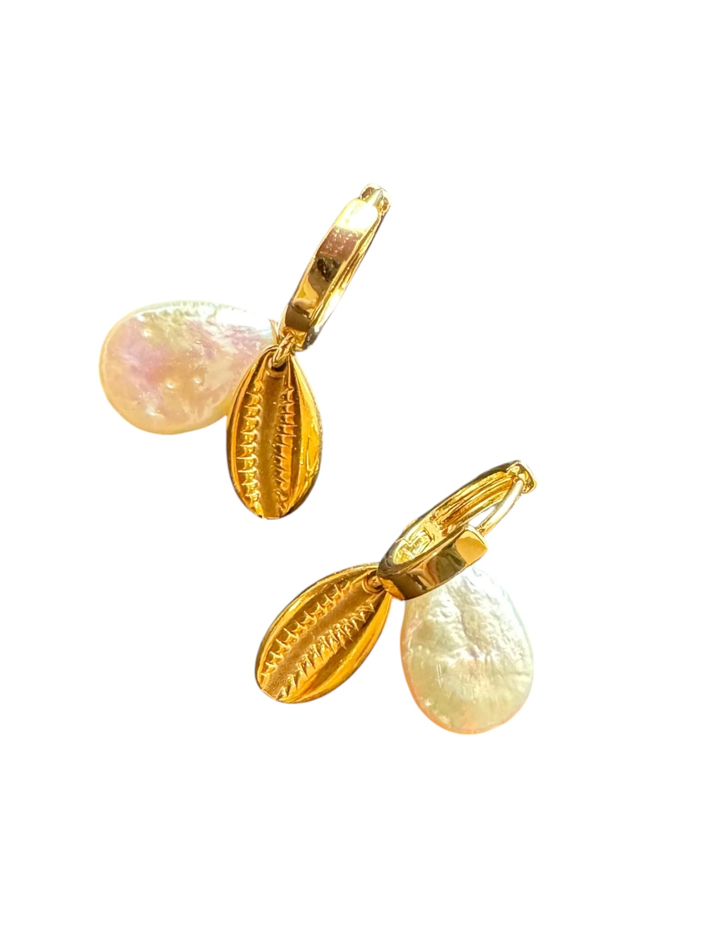 Shell & Pearl Earrings