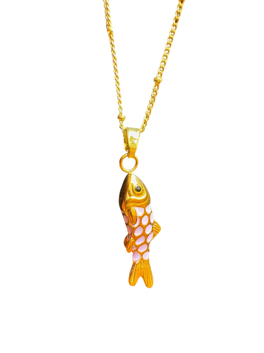Fish Necklace (Lilac)