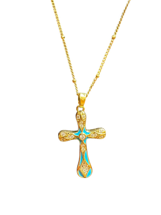 Hermes Blue Necklace