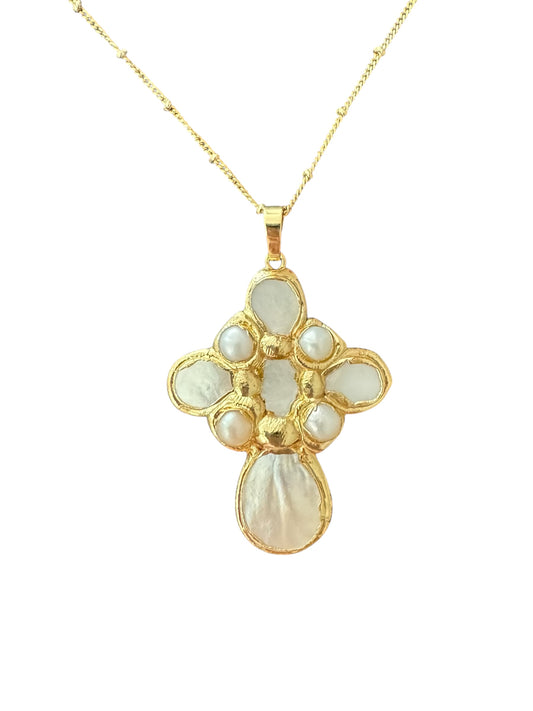 Kolbie Necklace (Pearl)
