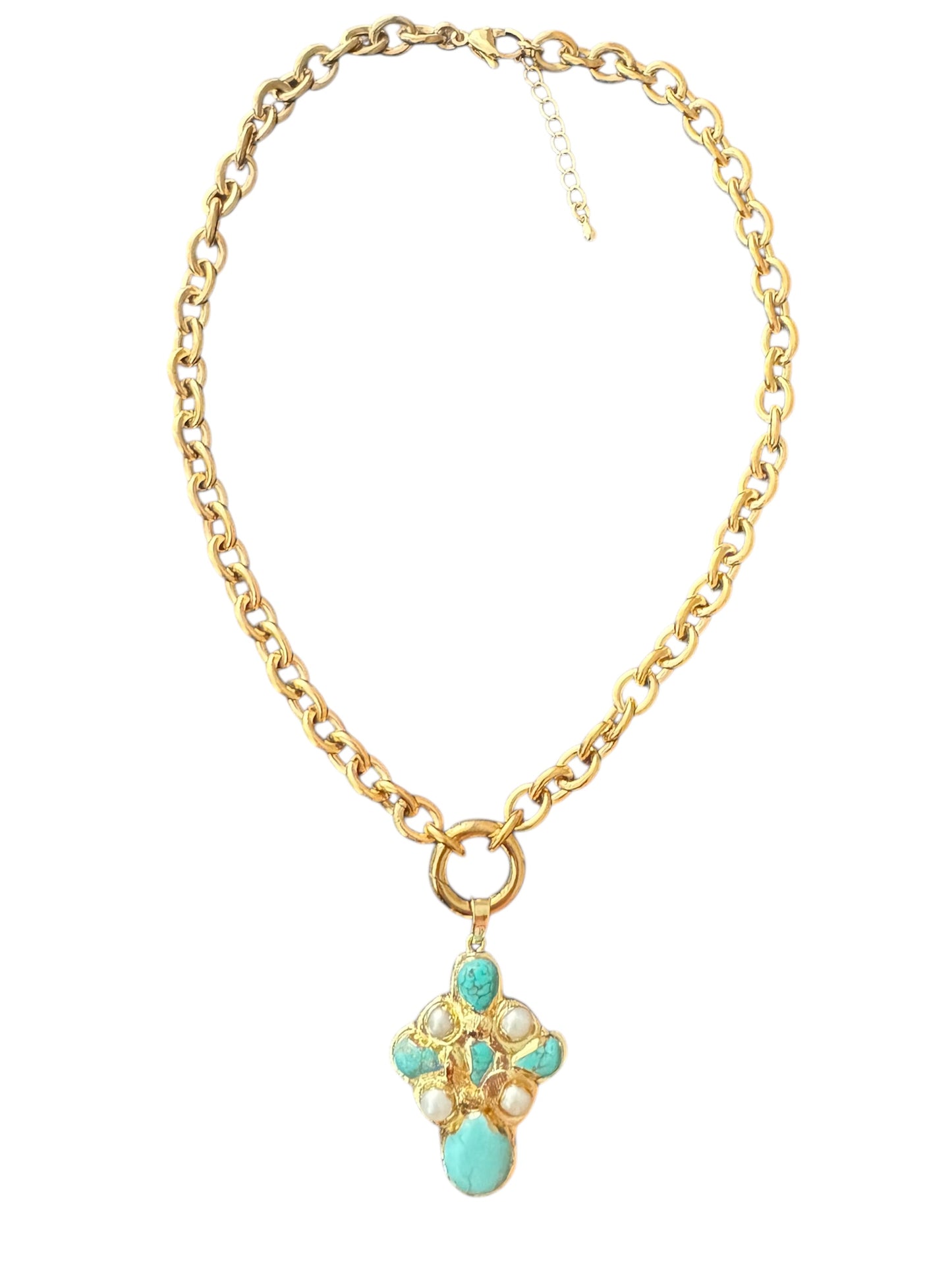 Ryler Necklace (Turquoise)