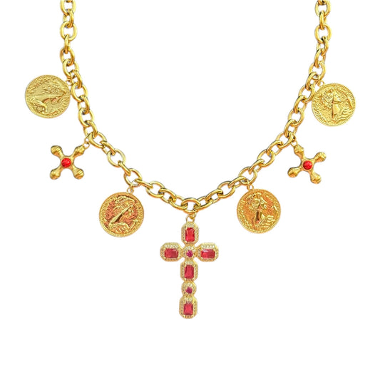 Emerson Necklace (Red)