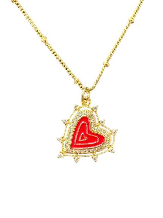 Lerac Necklace (Red)