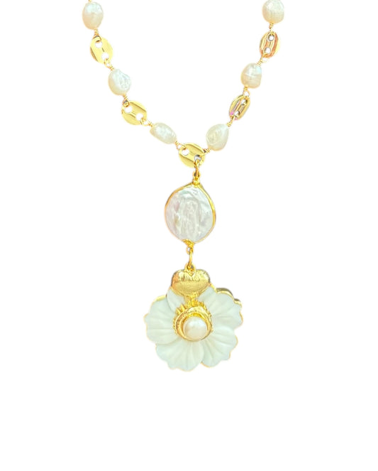 Flower Lao Necklace