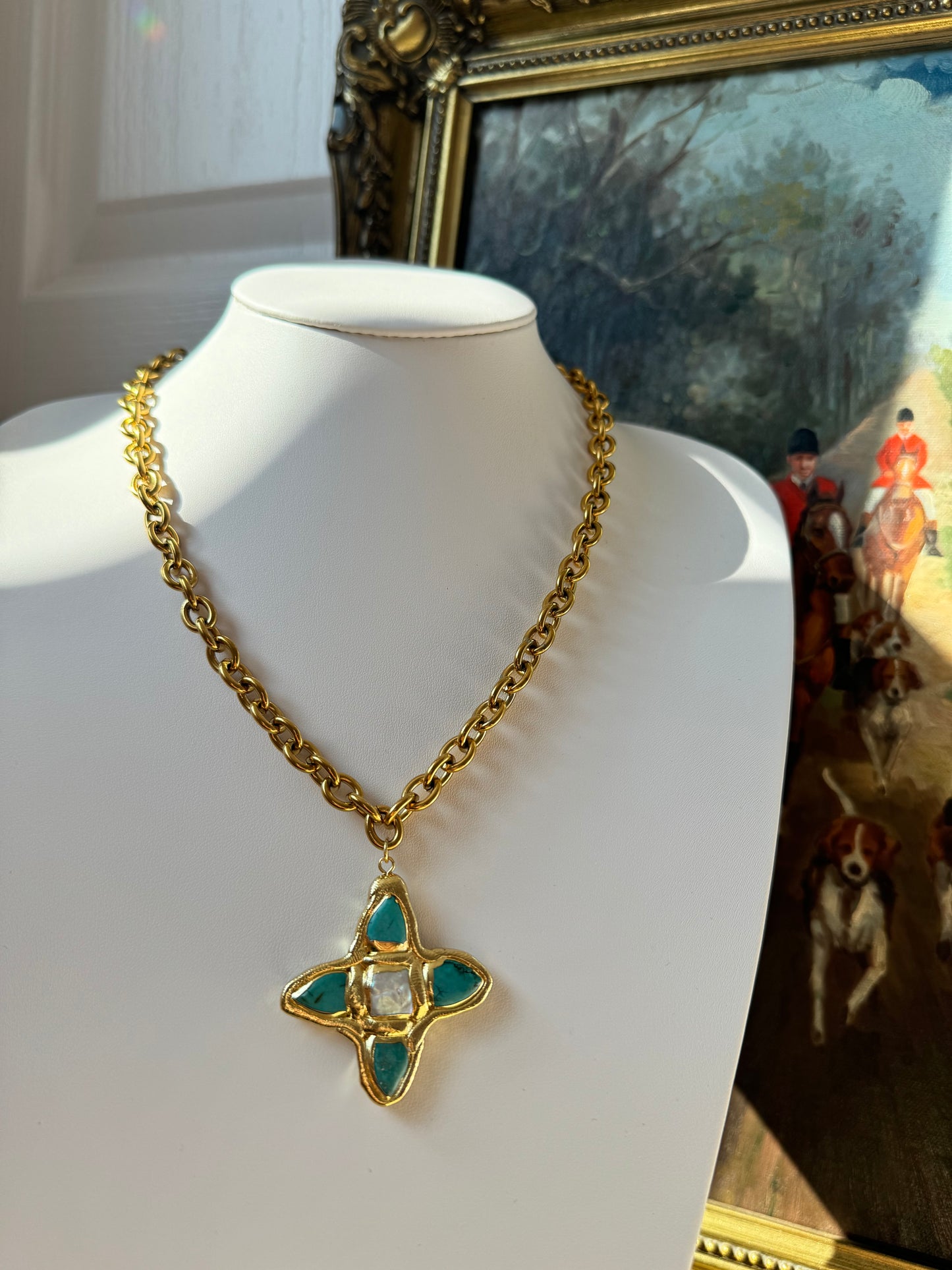 Descartes Necklace (Turquoise)