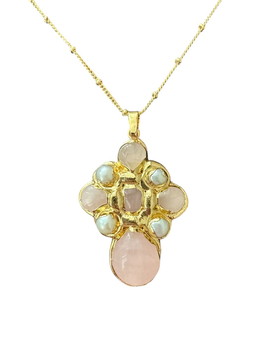Kolbie Necklace (Pink)
