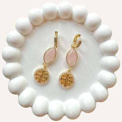 Virelia Earrings - Pink