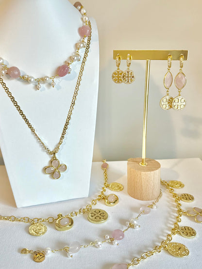 Odette Necklace - Pink