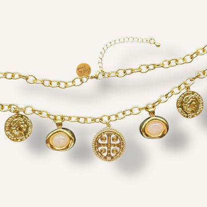 Avielle Necklace - Pink