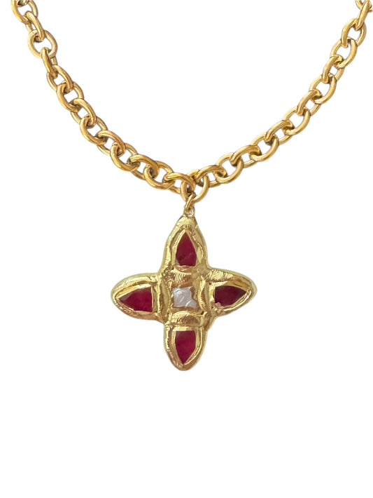 Descartes Necklace (Red)