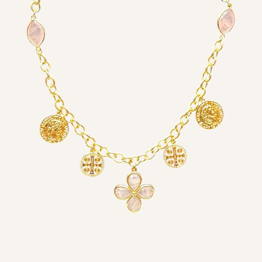 Avora Necklace - Pink