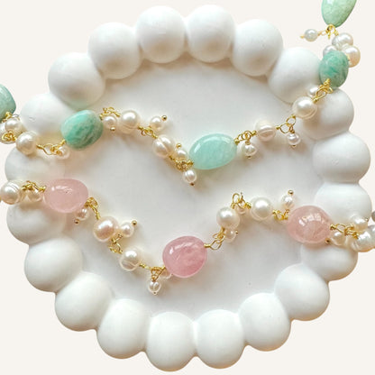 Odette Necklace - Pink