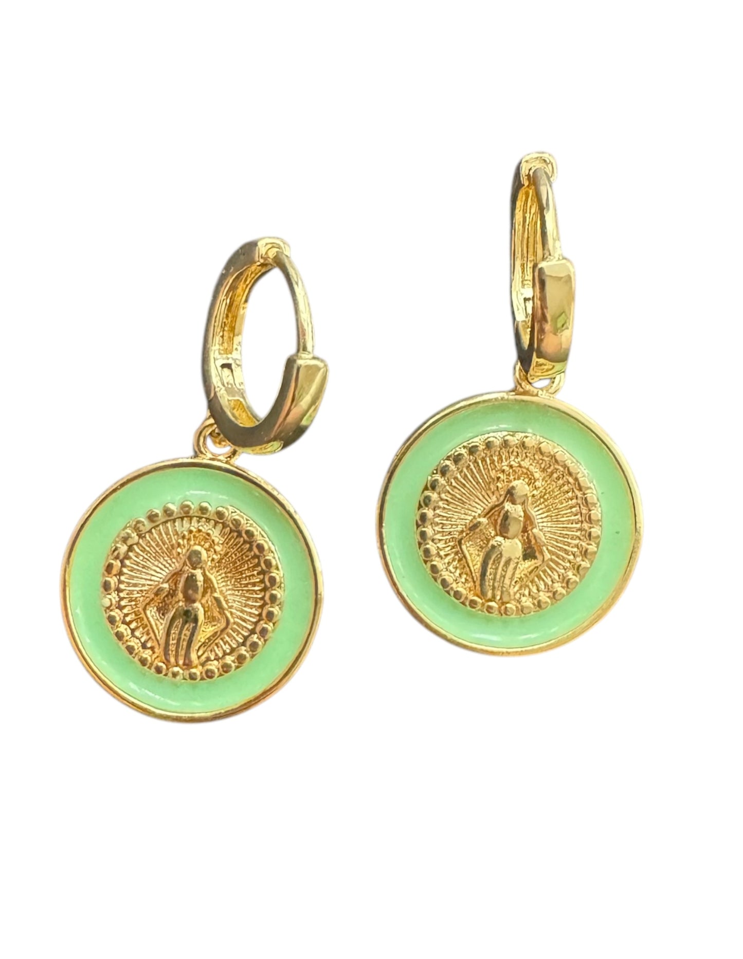 Apollo Earrings (Turquoise/Green)