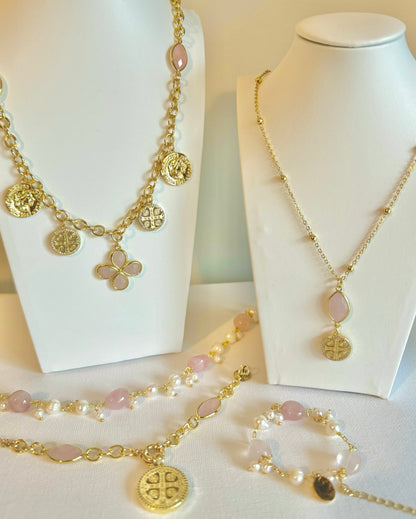 Avora Necklace - Pink