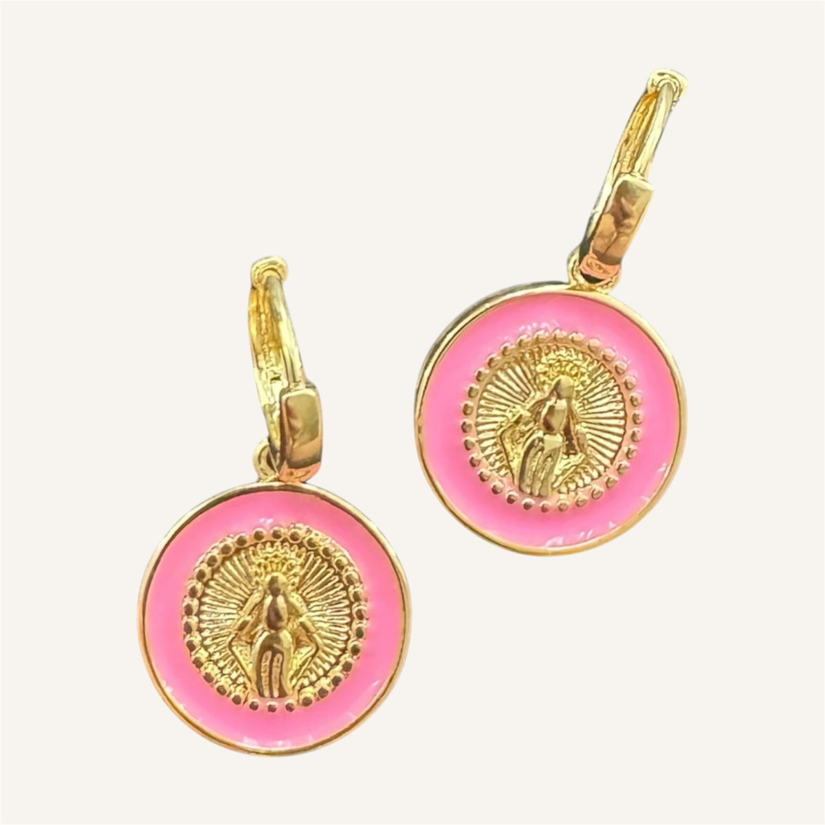 Apollo Earrings - Pink