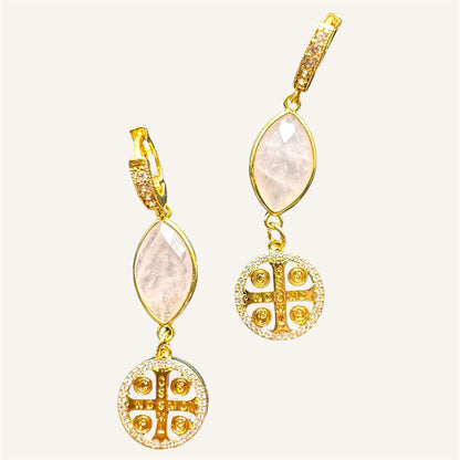 Virelia Earrings - Pink
